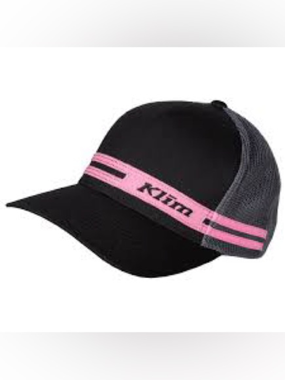 Klim Black & Pink Vista Mesh Hat With Adjustable Strap